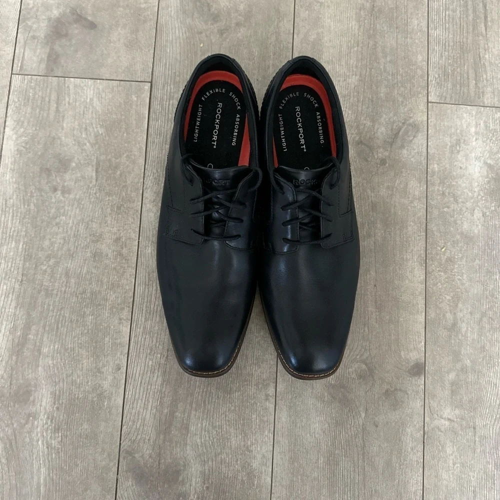 New Rockport Men’s 10 Slayter Plain Toe Derby Shoes CH1235